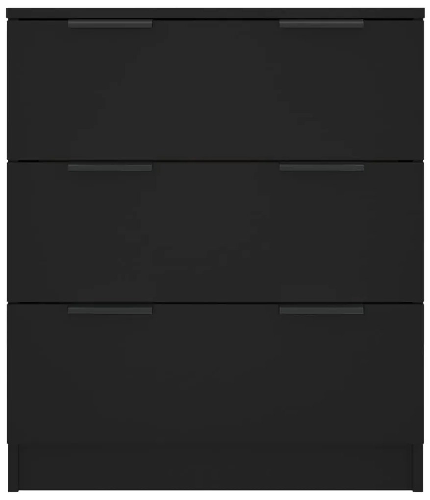 vidaXL Ντουλάπι Μαύρο 60 x 30 x 70 εκ. από Επεξεργασμένο Ξύλο