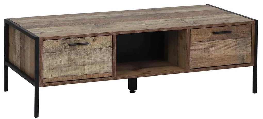Τραπ.Σαλονιού PALLET-W 2-Συρτ 124x60 Antique Oak