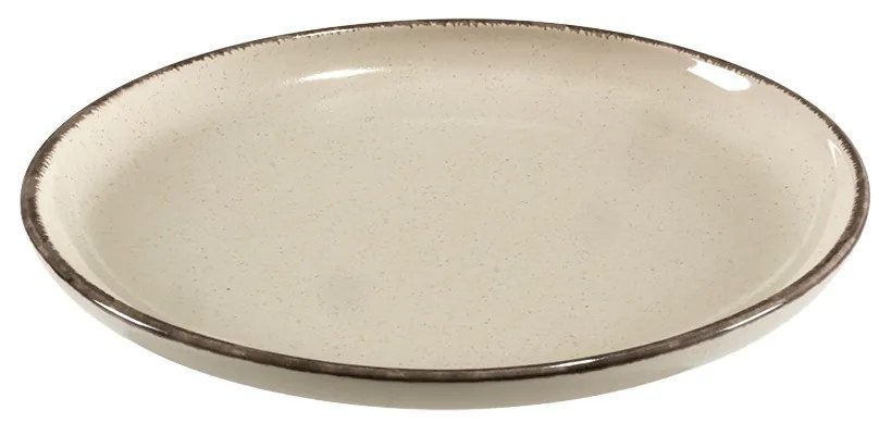 Πιατέλα Σερβιρίσματος Stoneware Tuscany Cream ESPIEL 32x2,8εκ. ATA154K6