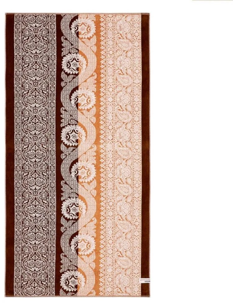 Πετσέτα Θαλάσσης Tremezzo Beige Bassetti Θαλάσσης 90x180cm 100% Cotton