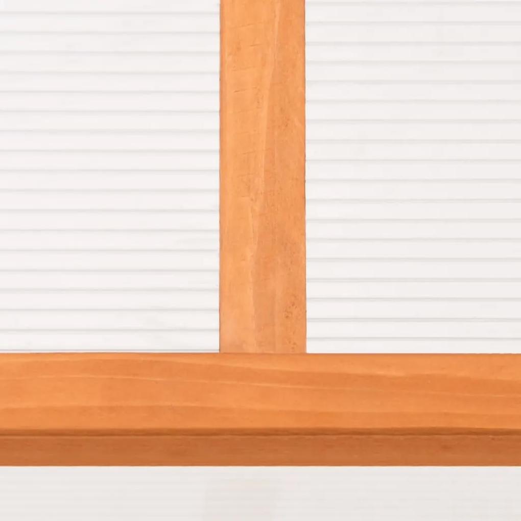 vidaXL Θερμοκήπιο Πορτοκαλί 110 x 58,5 x 39 εκ. από Ξύλο Ελάτης