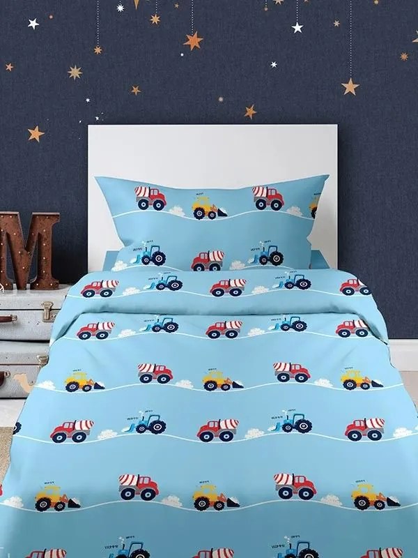Σετ Σεντόνια Cotton Feelings 34 Μονό με λάστιχο(105x205+30)