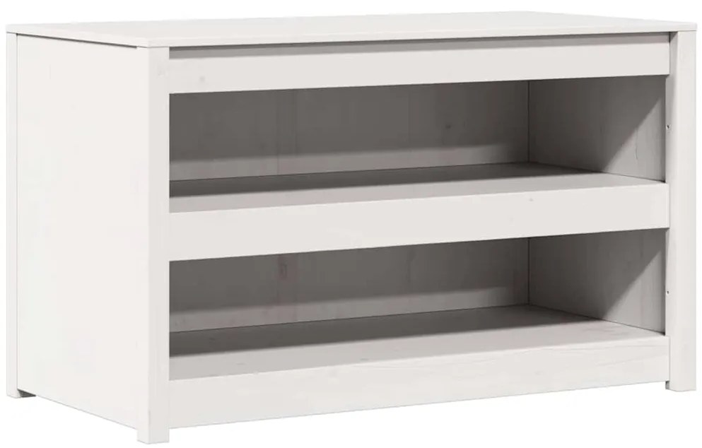 vidaXL Ντουλάπα Κουζίνας Λευκό 106 x 55 x 64 cm Μασίφ ξύλο πεύκου