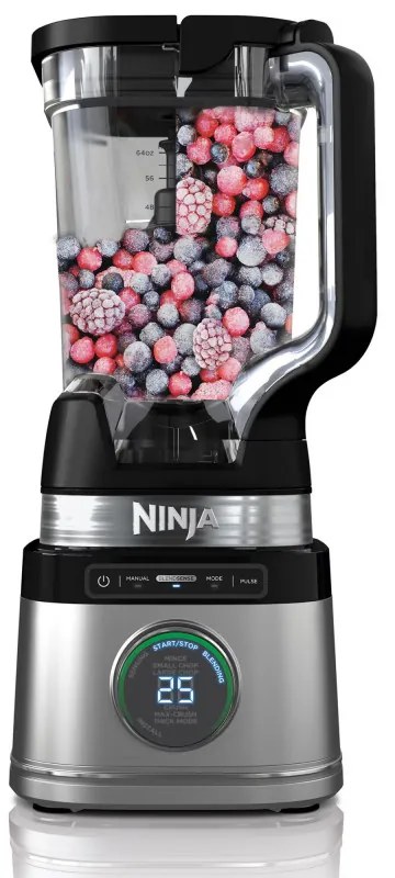 Μπλέντερ Ninja Detect Pro TB201EU, 1200W, 2,1 λίτρα, 14 ταχύτητες, χρονοδιακόπτης, οθόνη LED, χωρίς BPA, μαύρο/κρασί