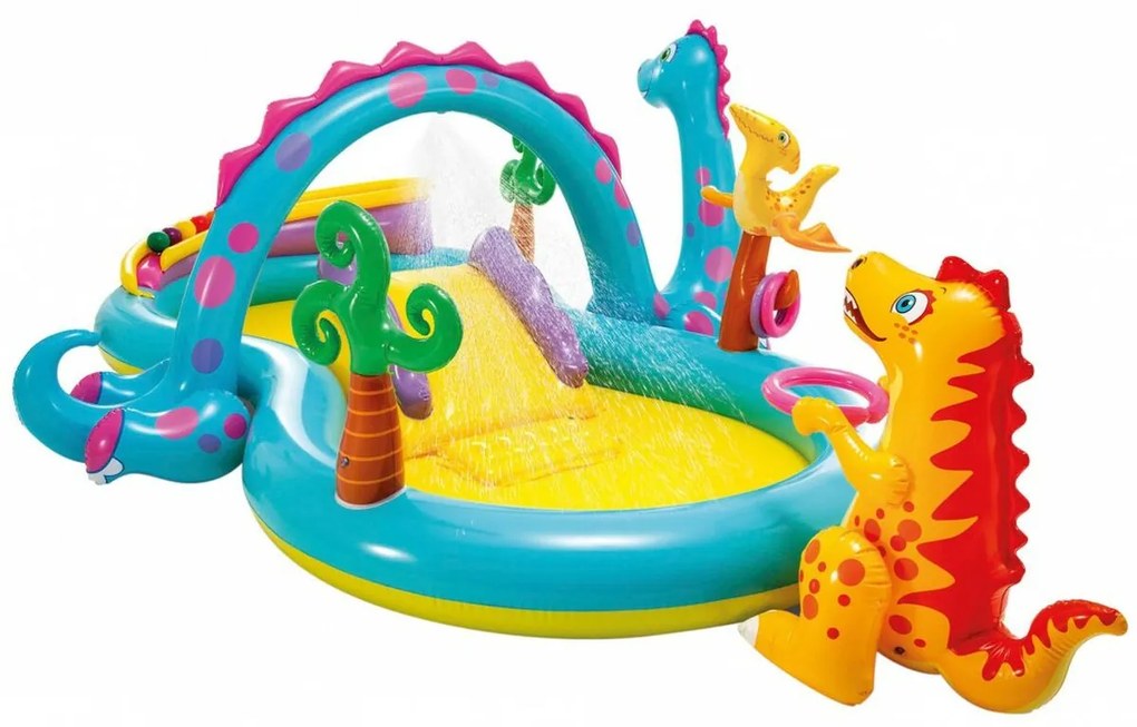 Παιδική πισίνα Intex Δεινόσαυροι Παιδική χαρά 302 x 112 x 229 cm 280 L