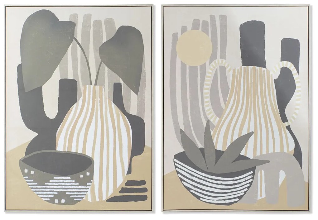 Καμβάς DKD Home Decor πολυστερίνη Καμβάς 104 x 4,5 x 143,5 cm