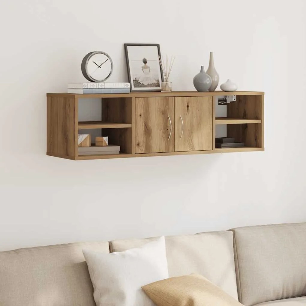 vidaXL Ντουλάπι τοίχου Artisan Oak 101x30x29 cm Κατασκευασμένο ξύλο