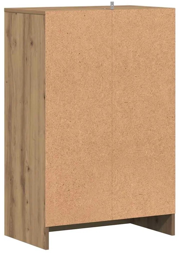 vidaXL Παπουτσοθήκη Αρτισιανή Δρυς 60x35x92 εκ. Επεξεργασμένο Ξύλο