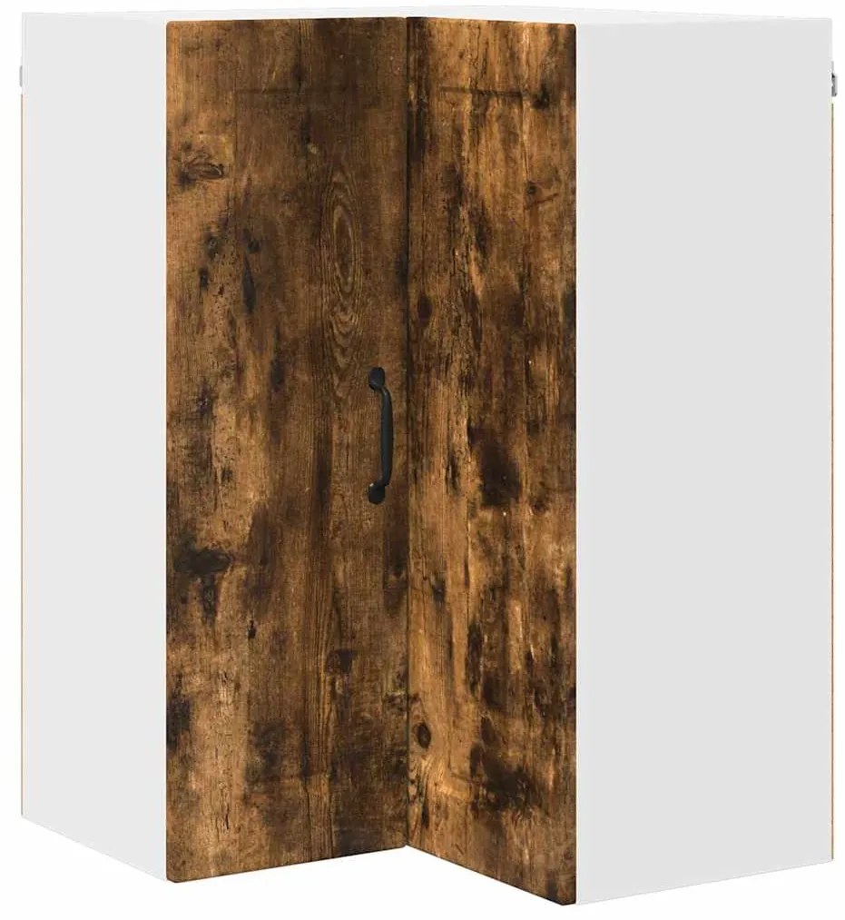 vidaXL Ντουλάπα Κουζίνας με ράφι Καπνιστό Δρύς 57 x 57 x 80 εκ.