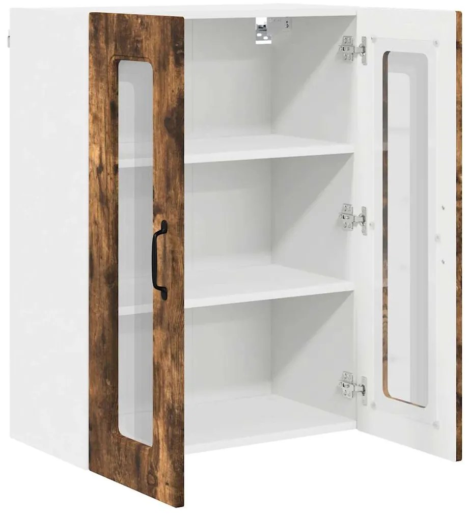 vidaXL Ντουλάπα Κουζίνας με ράφι Καπνιστό Δρύς 60 x 31 x 80 εκ.