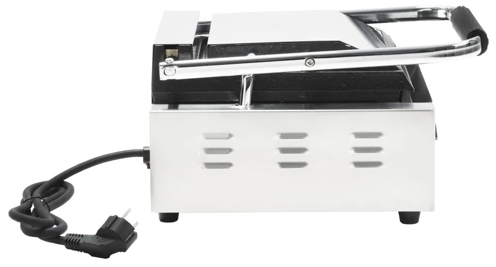 Τοστιέρα Ραβδωτή Panini 1800 W 31x30,5x20 εκ. Ανοξείδωτο Ατσάλι 50749
