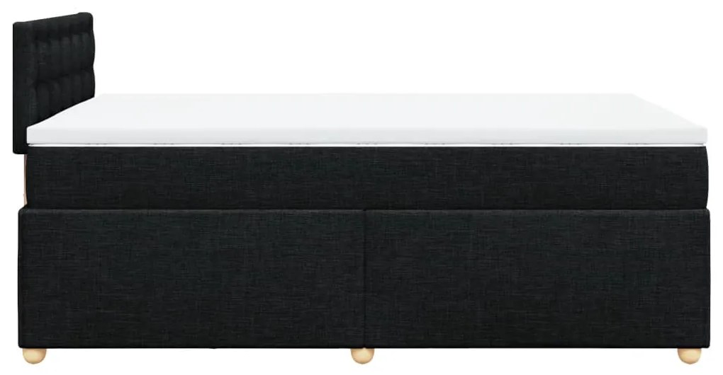 ΚΡΕΒΑΤΙ BOXSPRING ΜΕ ΣΤΡΩΜΑ ΜΑΥΡΟ 120X200 ΕΚ. ΥΦΑΣΜΑΤΙΝΟ 3288963