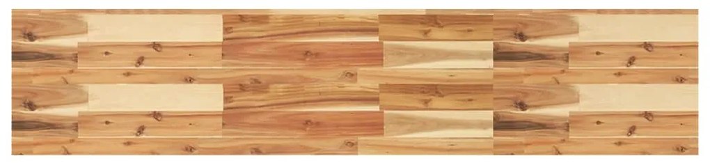 Ράφια Κρεμαστά 3 Τεμ. 140x30x4εκ. Φινίρισμα Λαδιού Μασίφ Ακακία - Καφέ