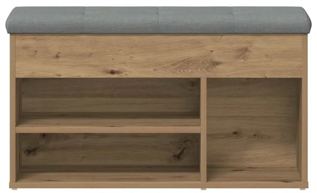 vidaXL Πάγκος παπουτσιών  Artisan Oak 82x32x45,5 cm Κατασκευασμένο ξύλο