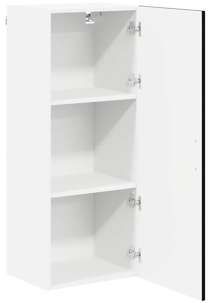 vidaXL Ντουλάπα Κουζίνας Μαύρο 40 x 31 x 100 εκ. Επεξεργασμένο ξύλο