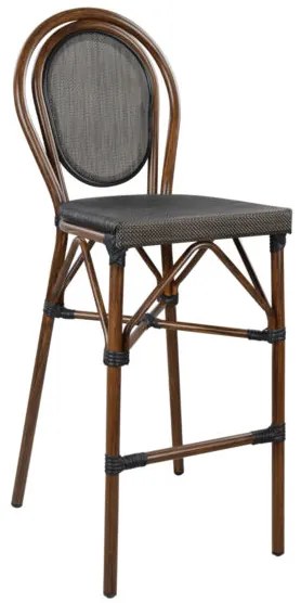 ΣΚΑΜΠΟ ΑΛΟΥΜΙΝΙΟΥ AZARIA HM5059 BAMBOO LOOK ΚΑΦΕ ΜΕ TEXTLINE 44x52x115Υεκ