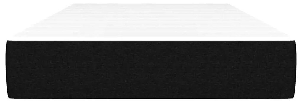 vidaXL Στρώμα με Pocket Springs για Παιδιά Μαύρο 80x160εκ Υφασμάτινο