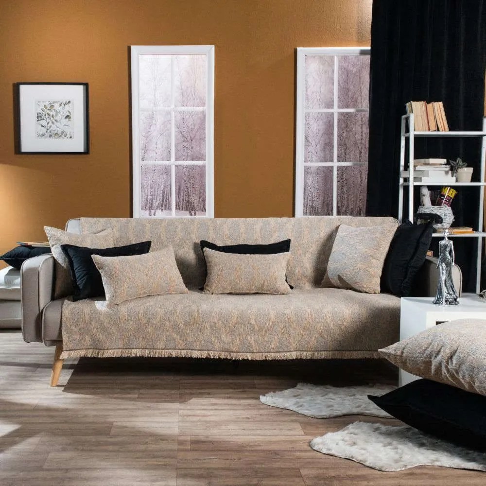 Ριχτάρι Portland 14 Brown Teoran Two-seater 180x250cm Βαμβάκι-Ακρυλικό