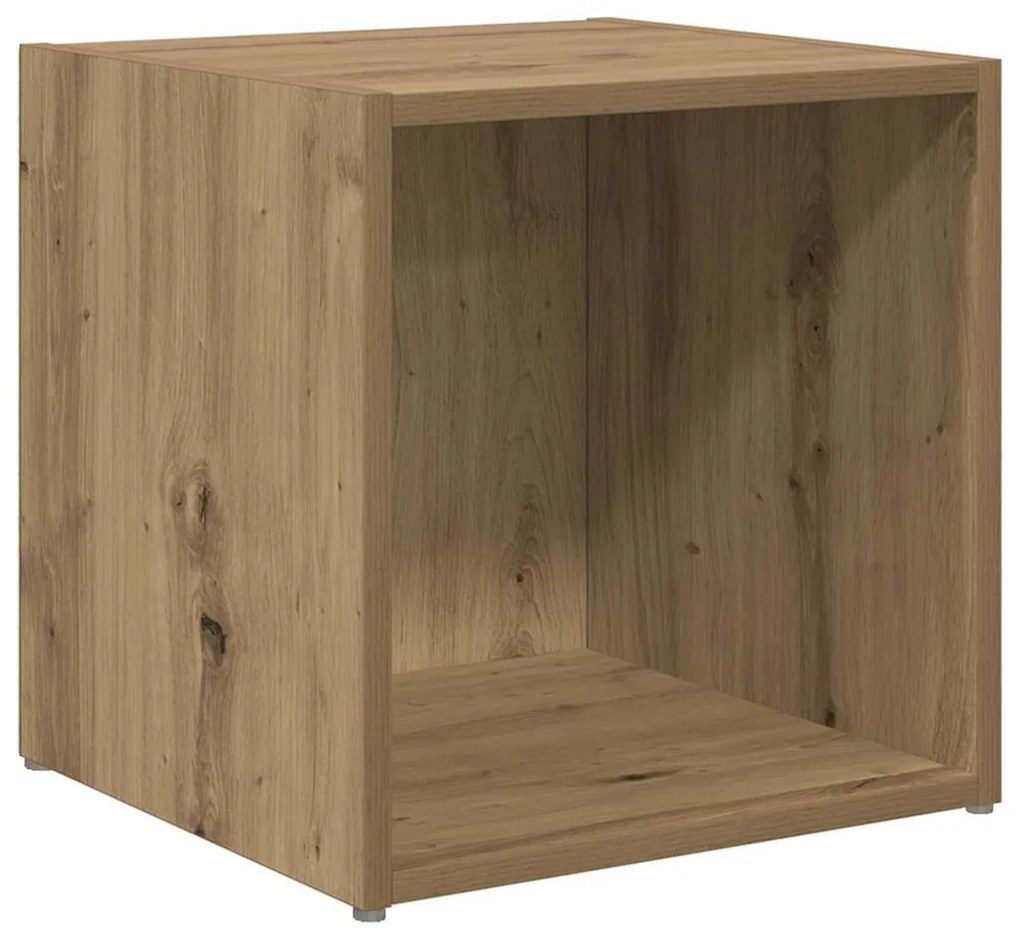 vidaXL Ντουλάπι TV 2 pcs Καφέ 37 x 35 x 37 εκ Επεξεργασμένο ξύλο
