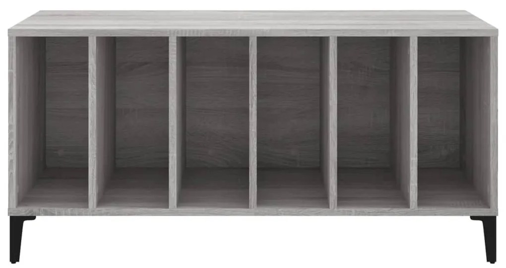 vidaXL Δισκοθήκη Γκρι Sonoma 100 x 38 x 48 εκ. από Επεξεργασμένο Ξύλο