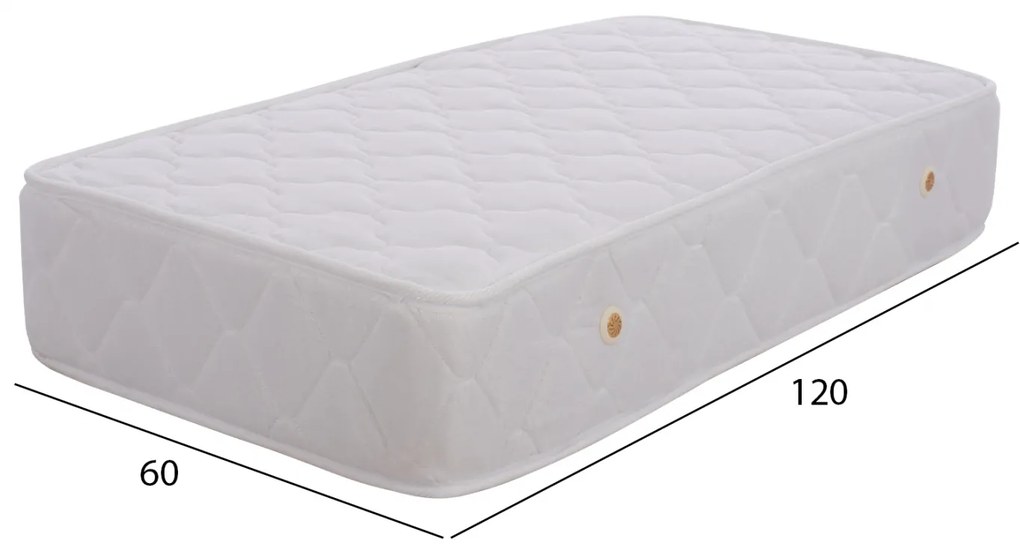 ΣΤΡΩΜΑ BABYCLOUD HM642.01 BONELL SPRING 60X120 ΛΕΥΚΟ - 0533668 - HM642.01