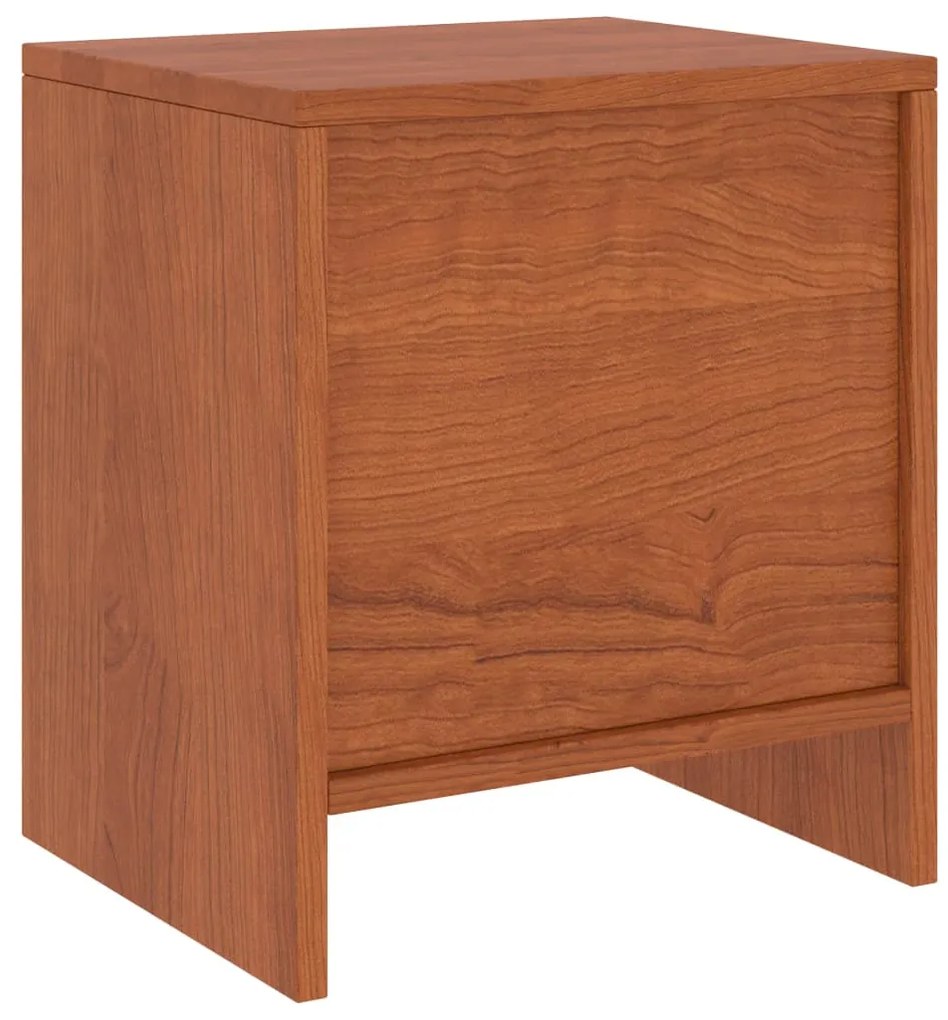 vidaXL Κομοδίνα 2 τεμ. Καφέ Μελί 35 x 30 x 40 εκ. Μασίφ Ξύλο Πεύκου