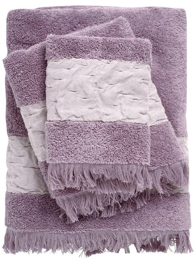 Πετσέτες Daily 0744 (Σετ 3τμχ) Lilac Das Home Σετ Πετσέτες 70x140cm 100% Cotton