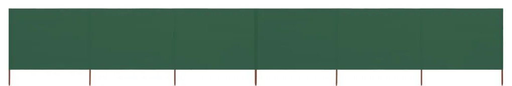 Προστατευτικό Αέρα με 6 Πάνελ Πράσινο 800 x 120 εκ. Υφασμάτινο