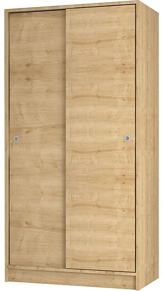 Ντουλάπα Δίφυλλη Misra 0229772 94x52x182cm Natural Two Door