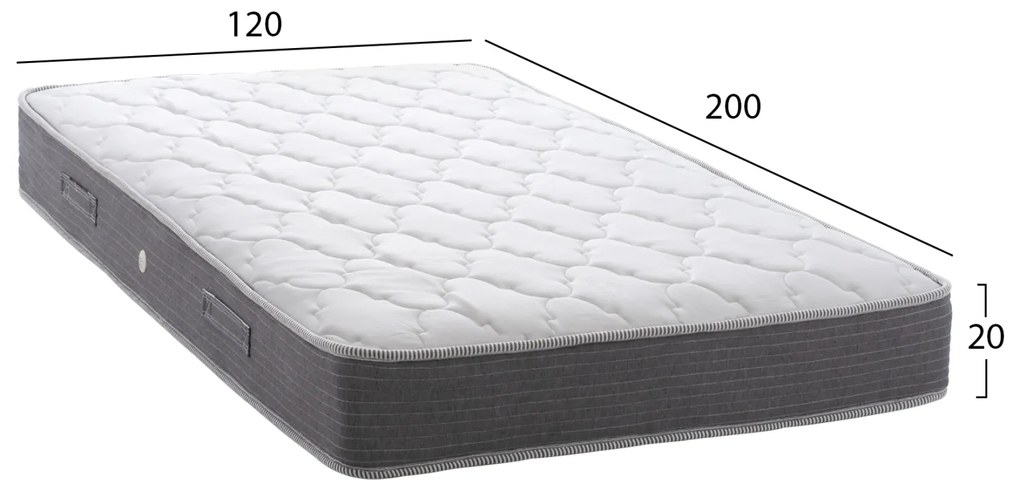 ΣΤΡΩΜΑ DREAMTOPIA ΣΕΙΡΑ LULLABY HM655.120 BONNELL SPRING 120x200 εκ. - Bonnel Spring - HM655.120