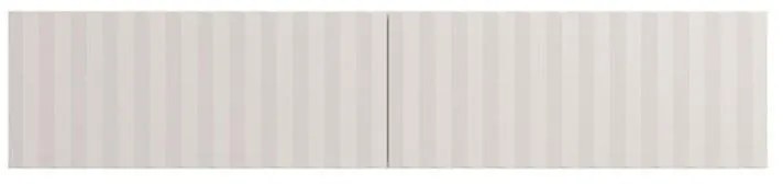 Έπιπλο τηλεόρασης Antibes 154 2K2V Κρεμαστό Λευκό - Λευκό Ματ 154x42x32 εκ. 154x42x32 εκ.