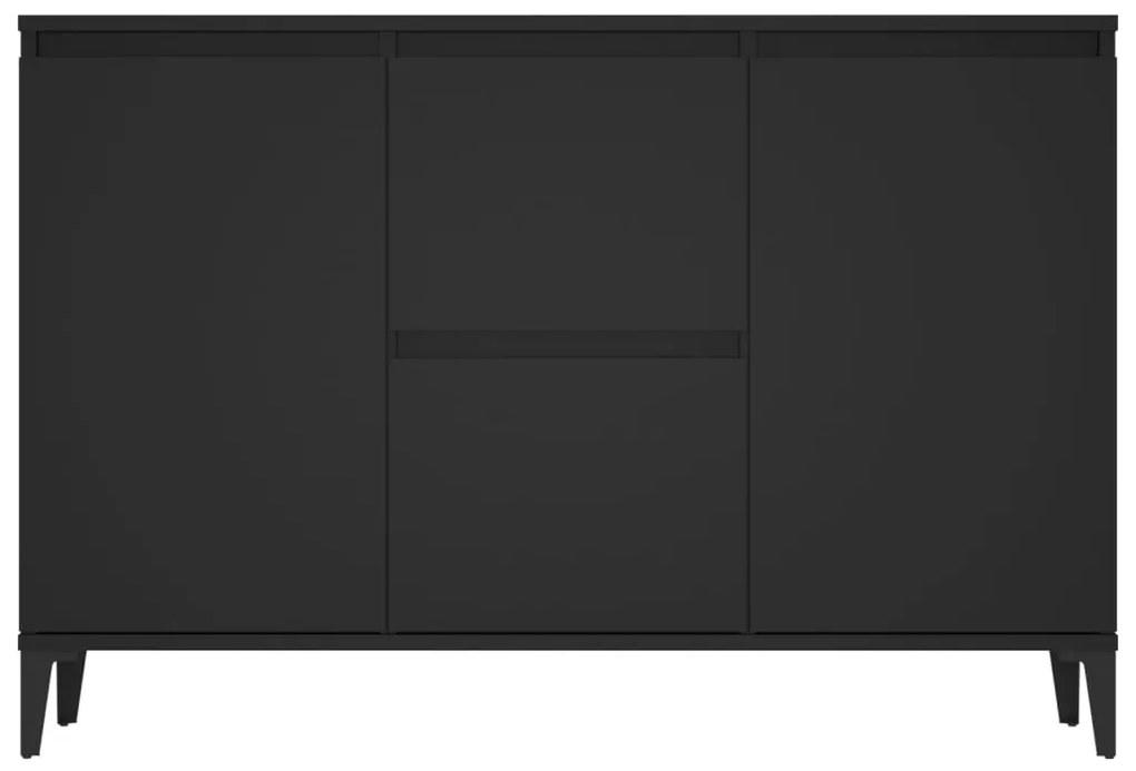 vidaXL Μπουφές Μαύρος 102 x 35 x 70 εκ. από Επεξεργασμένο Ξύλο
