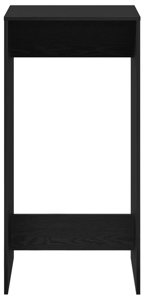 vidaXL Τραπέζι Μπαρ Μαύρο Δρυς 51x50x103,5 εκ Μηχανικά Ξύλο