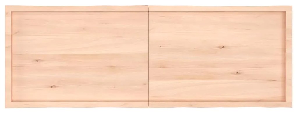 vidaXL Επιφάνεια Τραπεζιού 180x60x(2-4) εκ. Ακατέργ. Μασίφ Ξύλο Δρυός
