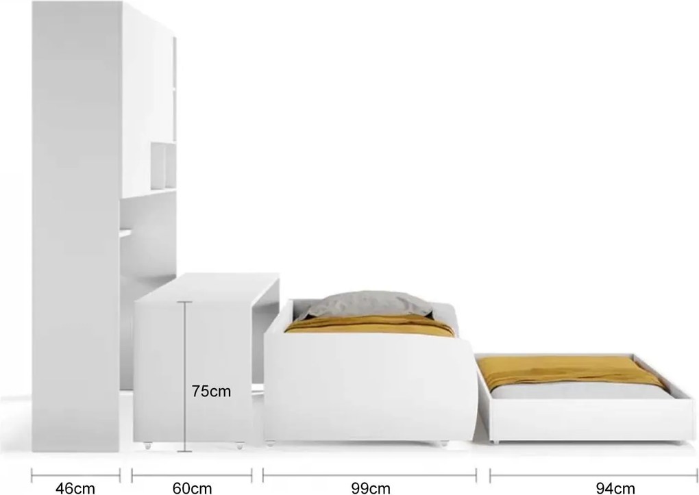 Σετ Κρεβάτι Compact Icon 90x200cm