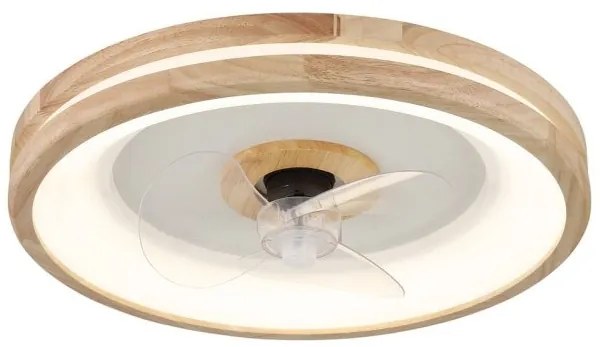 Ανεμιστήρας Οροφής LED 30W Μπεζ 3CCT Φ50 Gatian Globo Lighting-3650-Μπεζ 03650