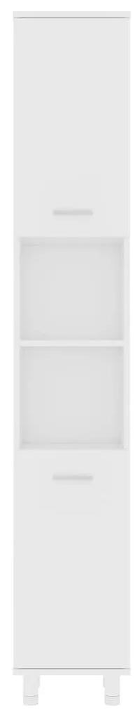 Στήλη Μπάνιου Λευκή 30 x 30 x 179 εκ. από Μοριοσανίδα - Λευκό