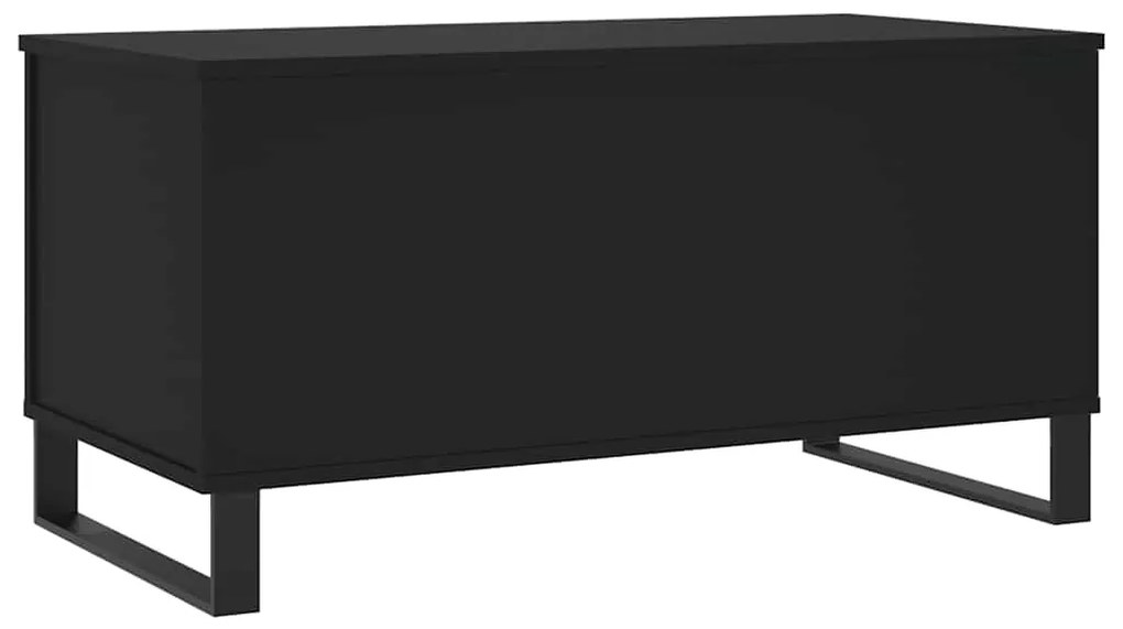 vidaXL Τραπεζάκι Σαλονιού Μαύρο 90x44,5x45 εκ. Επεξεργασμένο Ξύλο