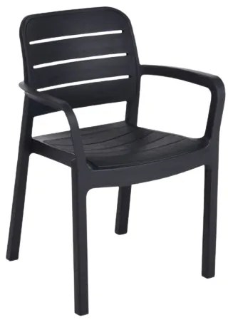 METAX-24 Πολυθρόνα Tisara Ανθρακί*  53. x 58. x 83. metax-01-02-800