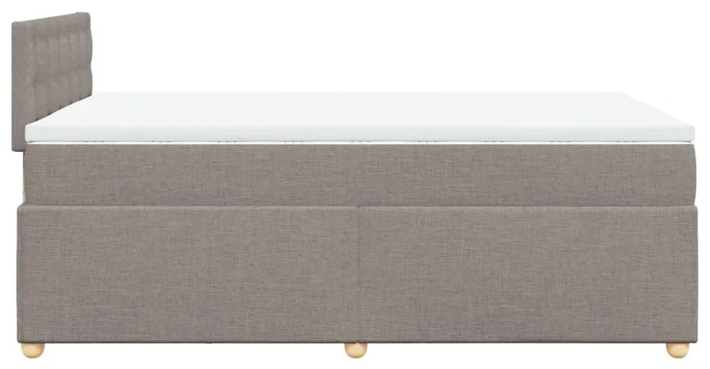 ΚΡΕΒΑΤΙ BOXSPRING ΜΕ ΣΤΡΩΜΑ TAUPE 120X190 ΕΚ. ΥΦΑΣΜΑΤΙΝΟ 3286637