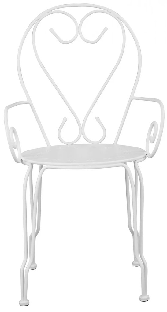 Καρέκλα - Πολυθρόνα AMORE C5008.12 Μεταλλική Λευκή 49x48x90 εκ. 49x48x90 εκ.