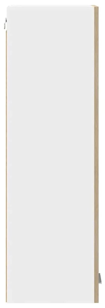 vidaXL Κρεμαστό ντουλάπι με αποθήκευση Δρύς Sonoma 30 x 31 x 100 εκ.