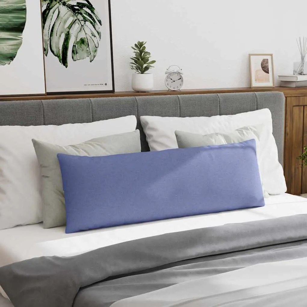 vidaXL Μαξιλάρι Καναπέ 2 pcs Μπλε τζην 120 x 40 cm ύφασμα