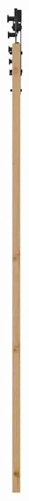 vidaXL Συρόμενη Πόρτα ORKDAL Καφέ 93 x 202 cm Μασίφ ξύλο πεύκου
