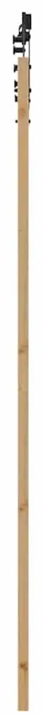 vidaXL Συρόμενη Πόρτα ORKDAL Καφέ 78 x 232 cm Ξύλο και μέταλλο
