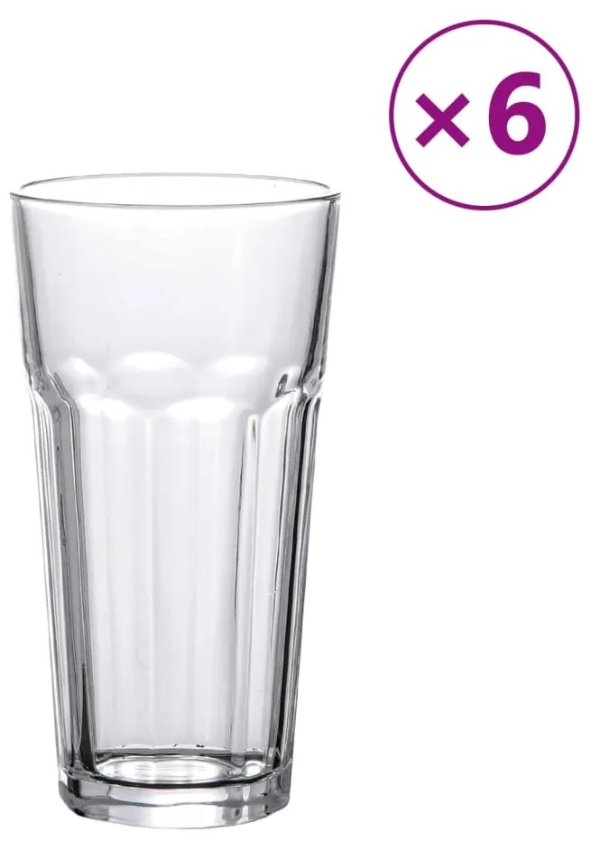 Ποτήρια Μπίρας 6 Τεμ. 475 ml - Διαφανές