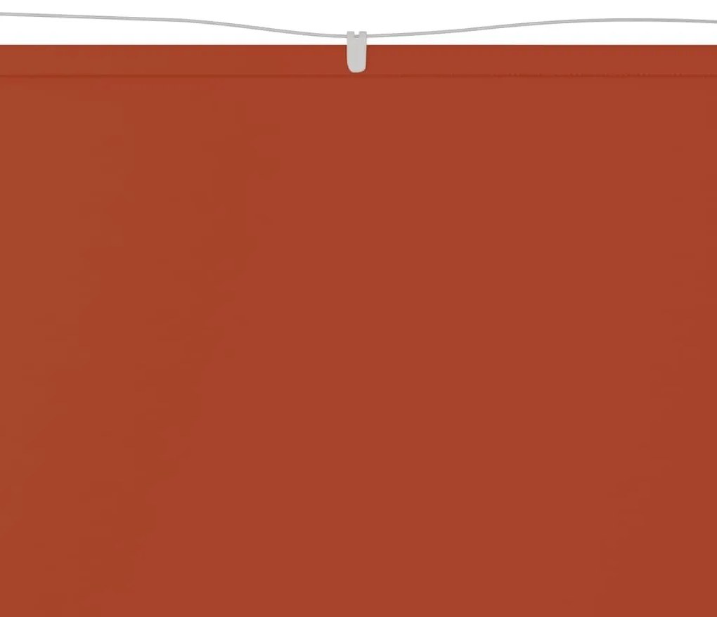 Τέντα Κάθετη Τερακότα 180 x 360 εκ. από Ύφασμα Oxford - Κόκκινο