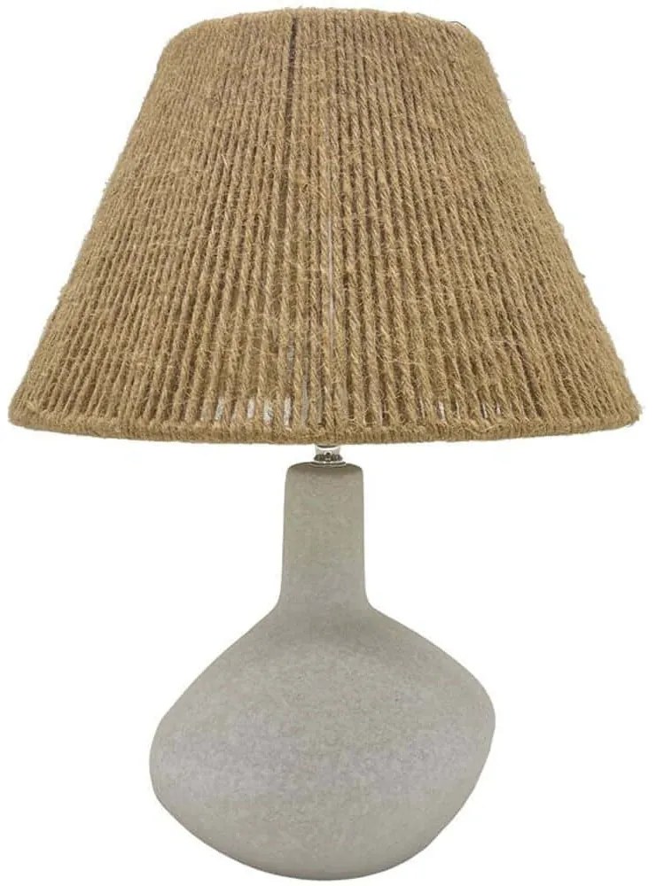 Φωτιστικό Επιτραπέζιο Sciana 032360 18x18x40cm Ε27 60W White-Natural