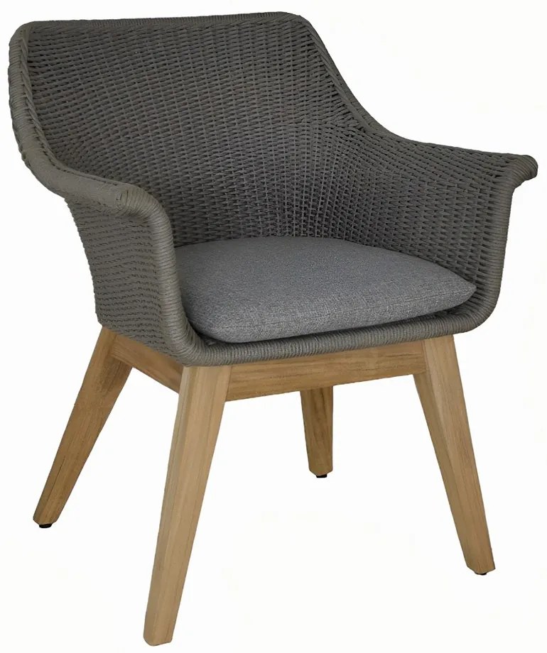 Πολυθρόνα Lombok 01-00-2837 66x48x81cm Grey