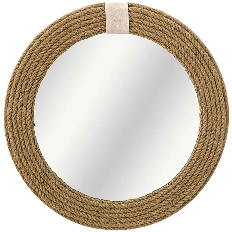 Καθρέπτης Rope 233-000015 60x2x60cm Natural Μελαμίνη,Σχοινί